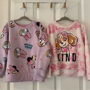 Girls Set of 2 Sweatshirts- Size 4T